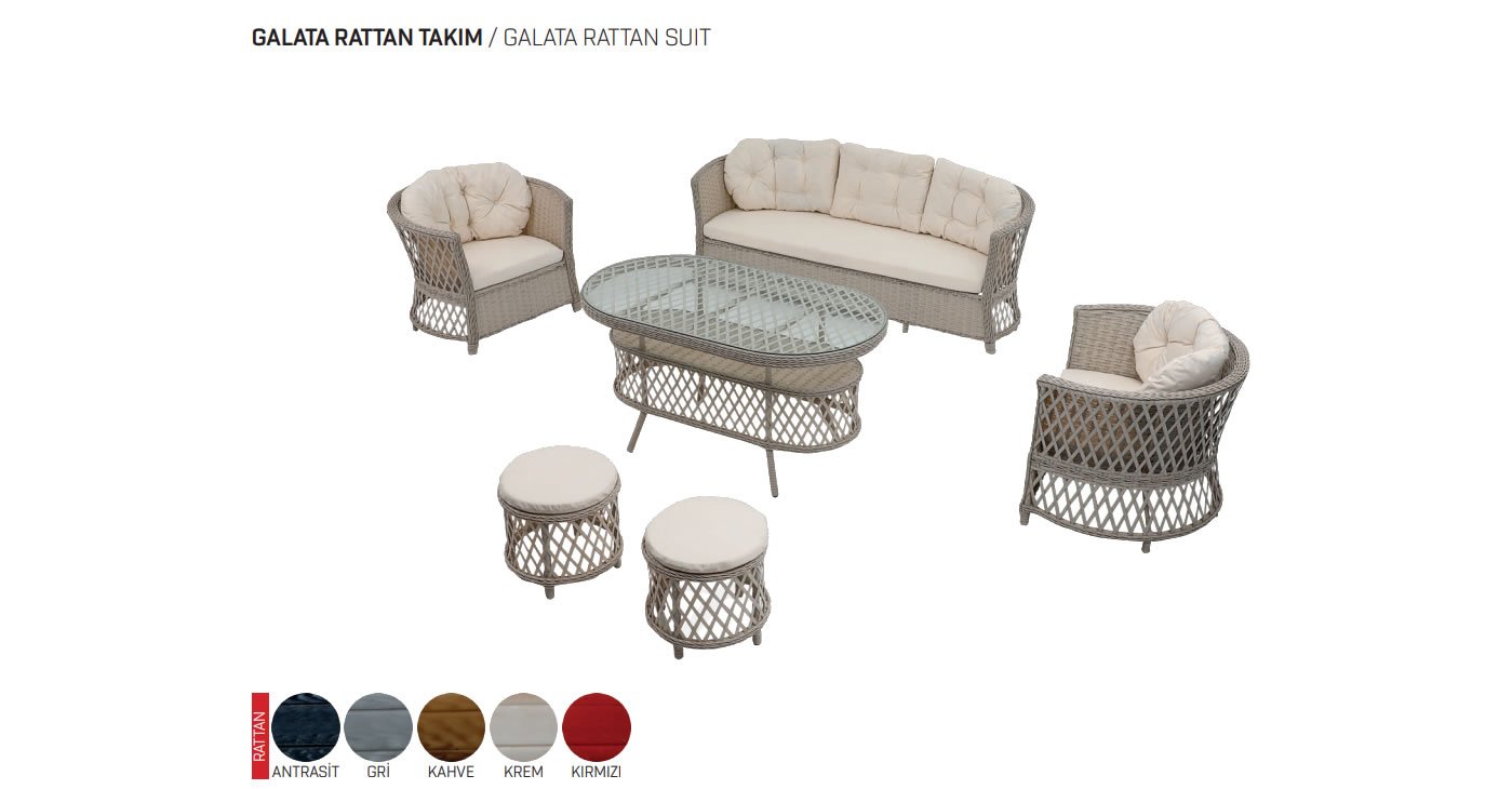 Galata Rattan Takım