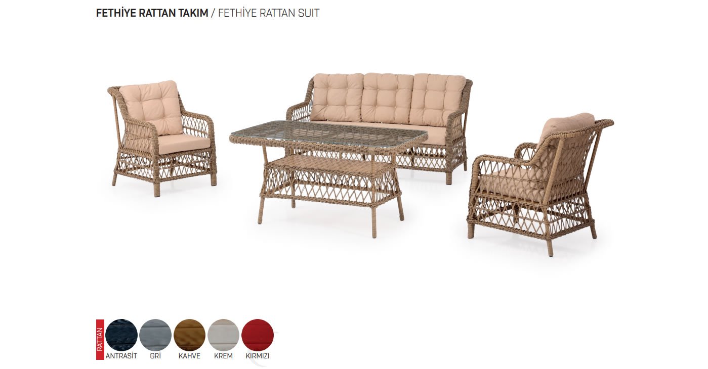 Fethiye Rattan Takım
