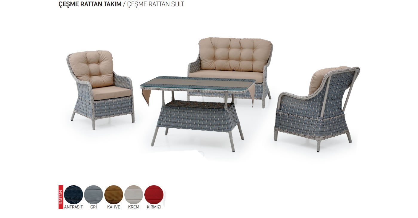 Çeşme Rattan Takım