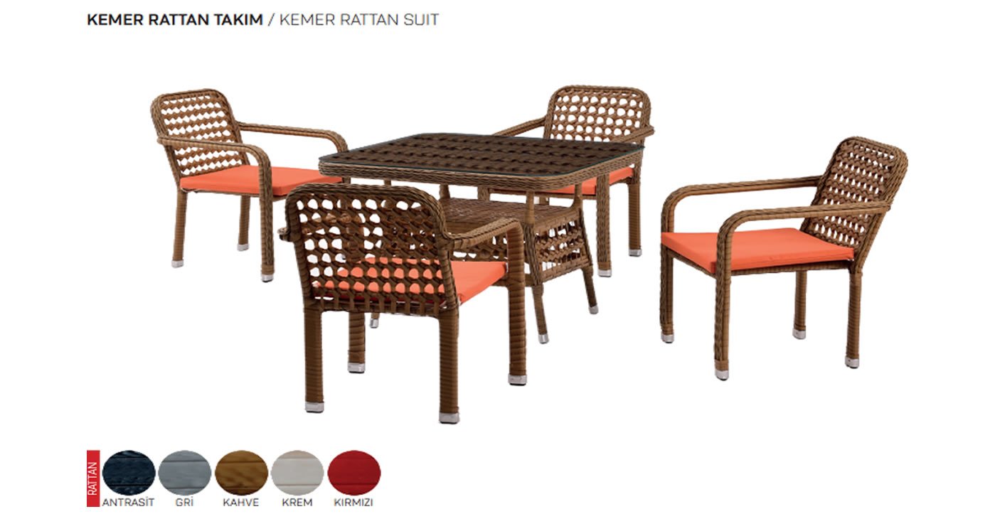 Kemer Rattan Takım